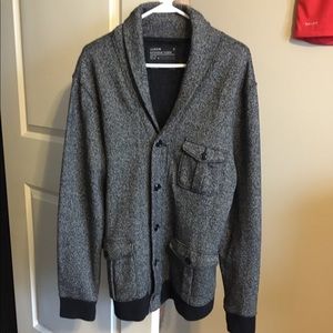 Men’s J. Crew fleece sweater jacket